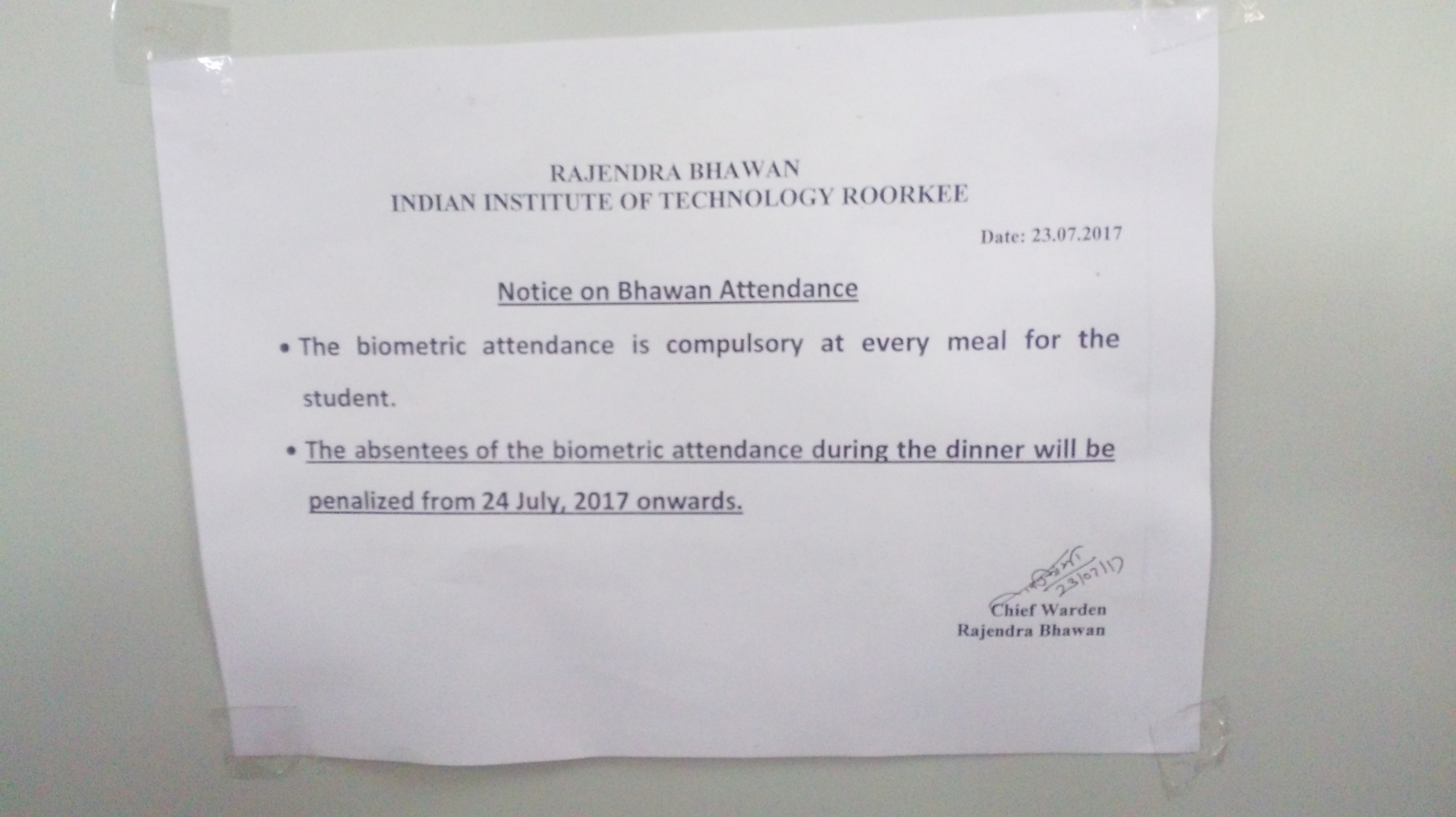 bhawan attendance