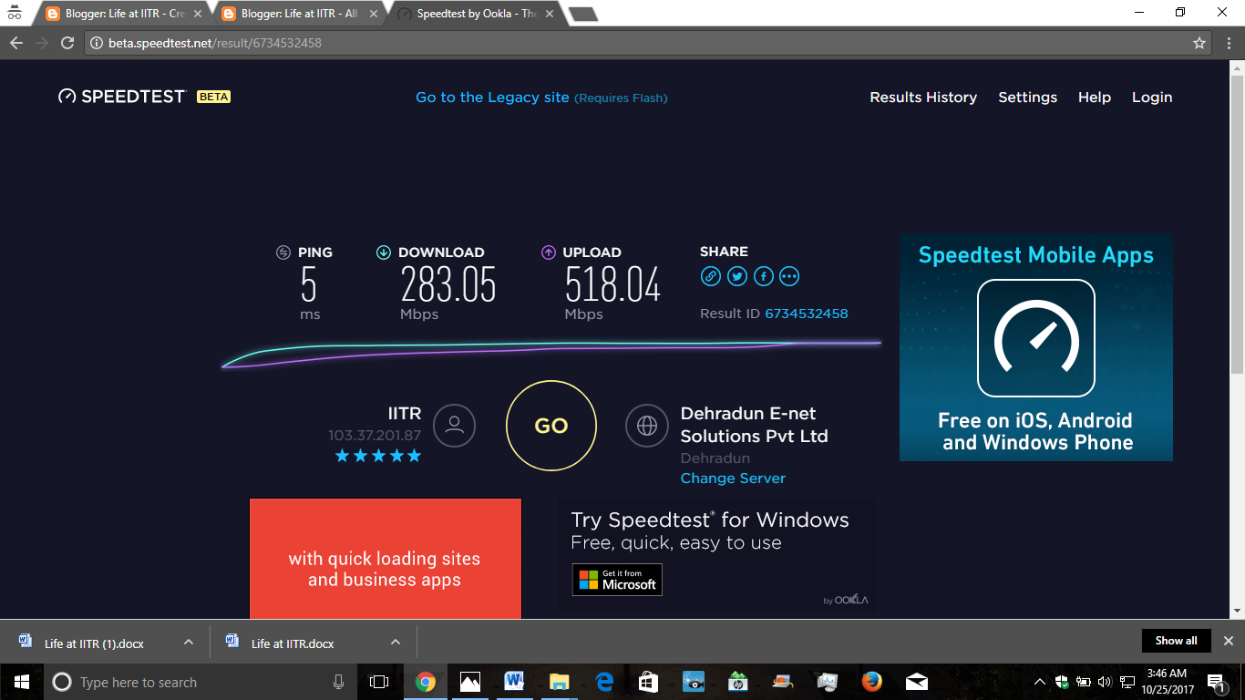 speedtest